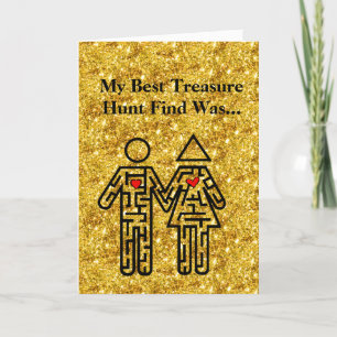 Treasure Hunt Love Card Kaart