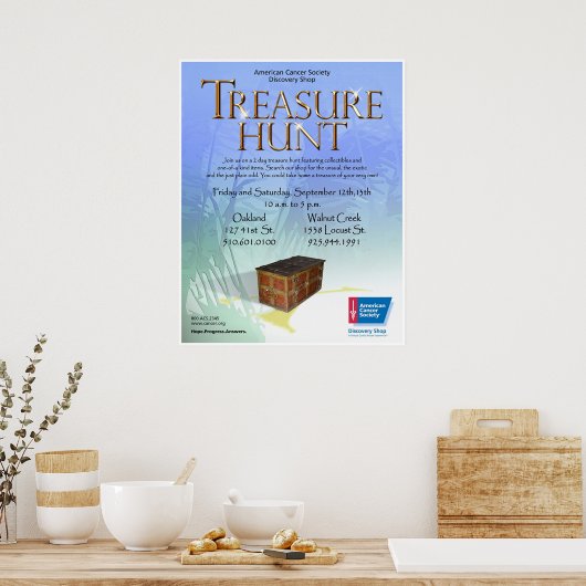 Treasure Hunt Poster (Keuken)
