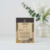 Treasure Hunt - Schedel- Visitekaartje (Staand voorkant)