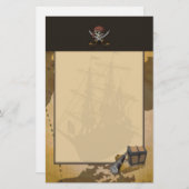 Treasure Hunt Stationery Briefpapier (Voorkant / Achterkant)