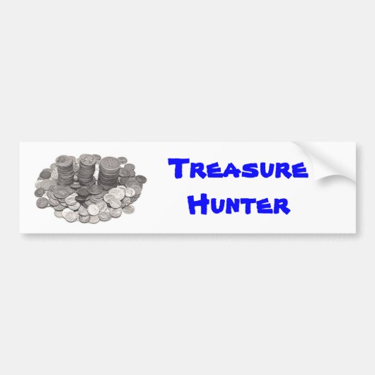 Treasure Hunter bumper sticker (Voorkant)