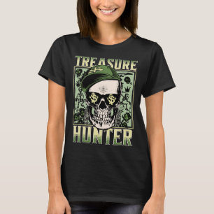 Treasure Hunter Metaaldetector Graffiti Detectoris T-shirt
