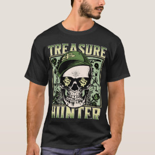 Treasure Hunter Metaaldetector Graffiti Detectoris T-shirt