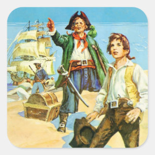 Treasure Island 1 Sticker