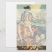 Treasure Island,  Fairy Tale Pirates Briefpapier (Voorkant / Achterkant)