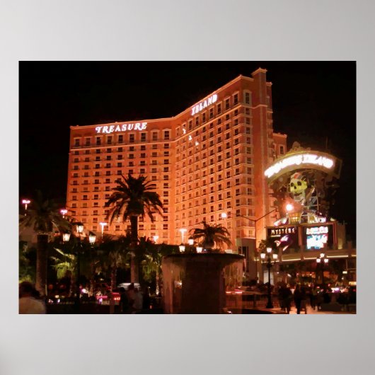 Treasure Island Las Vegas Vector Graphic Poster (Voorkant)