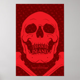 Treasure Island Literary Poster