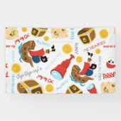 Treasure Island Party Pirate Banner (Horizontaal)