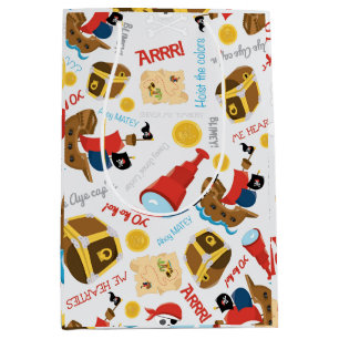 Treasure Island Party Pirate Medium Gift Bag Medium Cadeauzakje