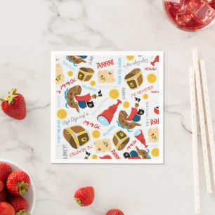 Treasure Island Party Pirate Napkins Servet