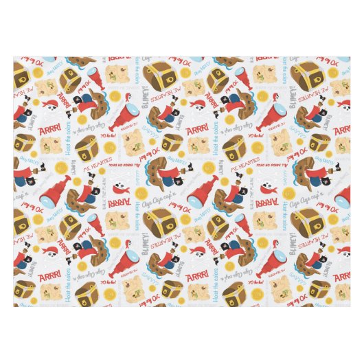 Treasure Island Party Pirate Nappe (Devant (Horizontal))
