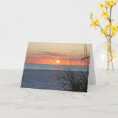Treasure Island Sunset, version C, carte de note (Fleur jaune)