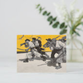 Treasure Island van Newell Convers Wyeth Briefkaart (Staand voorkant)