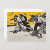 Treasure Island van Newell Convers Wyeth Briefkaart (Voorkant / Achterkant)