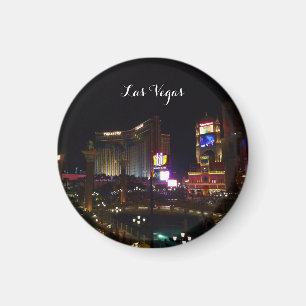 Treasure Island & Venetian #3 Round Magnet Magneet