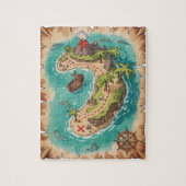 Treasure Map Adventure Puzzle Legpuzzel (Verticaal)