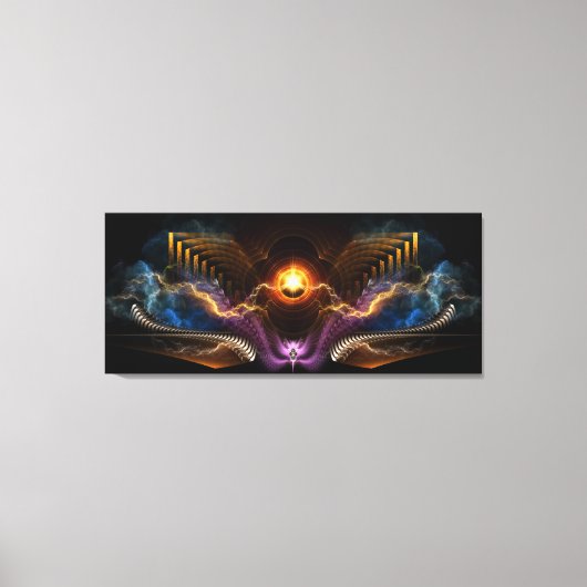 Treasure Of Night Fractal Art Enveloppé Toile Impr (Recto)