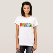 Treasure Periodic Table Name shirt (Voorkant volledig)
