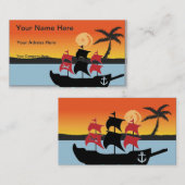 Treasure Ship Visitekaartje (Voorkant / Achterkant)