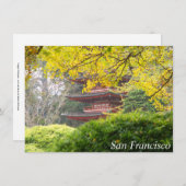 Treasure Tower Pagoda, San Francisco Card (Voorkant / Achterkant)