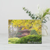 Treasure Tower Pagoda, San Francisco Card (Staand voorkant)
