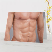 Treasure Trail Hot Guy - Carte de voeux (Fleur jaune)