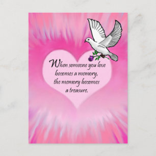 Treasured Memories" Bird Briefkaart