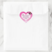 Treasured Memories Butterfly Gedicht Hart Sticker (Tas)