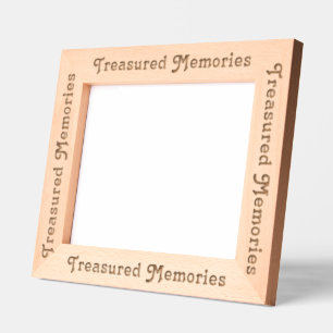 "Treasured Memories" geëtst Lijst Gegraveerde Lijstjes