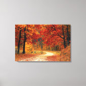 Treasurerbos: Ruby, Gold en Citrine Canvas Afdruk (Voorkant)