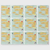 Treasurerenkaart Cadeaupapier (Vlak)