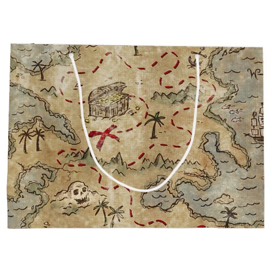 Treasurerenkaart Large Cadeauzakje (Achterkant)