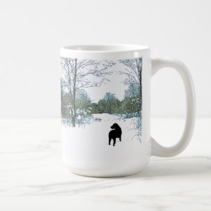 Treasures - Black Dog Art - Black Lab Koffiemok