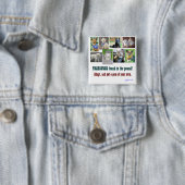 TREASURES gevonden in het pond Vierkante Button 5,1 Cm (In situ)