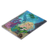 "Treasures" mermaid seahorse NOTEBOOK Notitieboek (Linkerzijde)