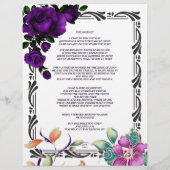 Treasures Out of Darkness Gedicht Gepersonaliseerd (Achterkant)