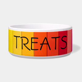TREAT Gestreepte Pet Bowl Voerbakje