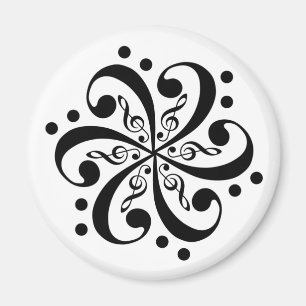 Treble Bass Swirl Magnet Magneet