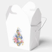 Treble cleart met roze rozen bedankdoosjes (Geopend)