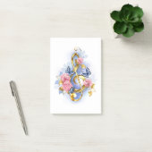 Treble cleart met roze rozen post-it® notes (Kantoor)