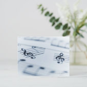 Treble Clef 2 Briefkaart (Staand voorkant)