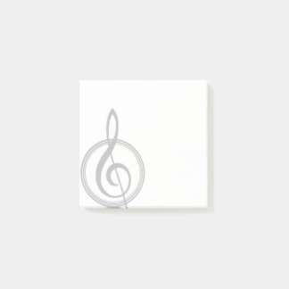  Treble Clef Greyscale Post Het merkt op Post-it® Notes