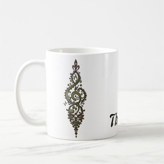 Treble Clef Koffiemok (Links)