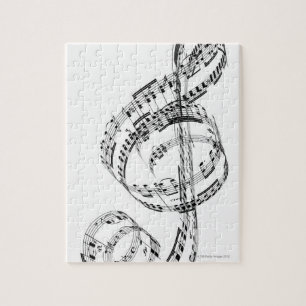 Treble Clef Legpuzzel