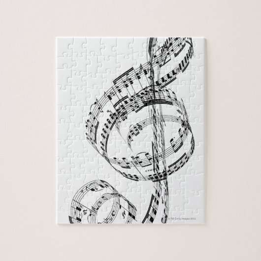 Treble Clef Legpuzzel (Verticaal)