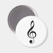 Treble Clef magneet (Voorkant / Achterkant)