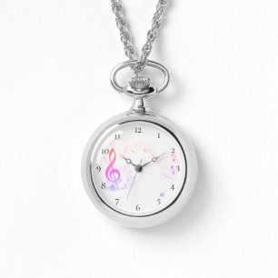 *~* Treble Clef Moderne Muzieknoot Kleurrijk Horloge