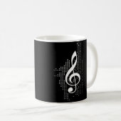 Treble Clef Music Koffiemok (Voorkant rechts)