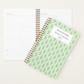 Treble Clef Music thema patroon Elegant groen Planner (Display)