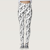 Treble Clef Musical Leggings (Voorkant)